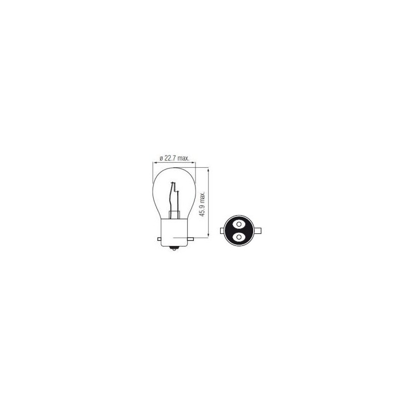 bulb 6v 15/15w BAX 15d