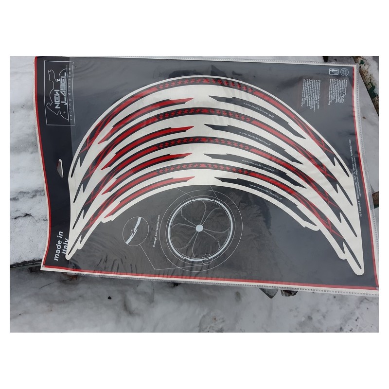 vanneteipit Tribal 17" punainen