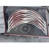 vanneteipit Tribal 17" punainen