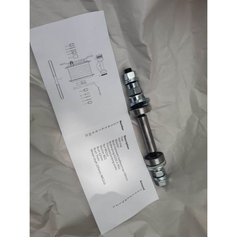 akselisarja Maillard 100 mm takanapaan
